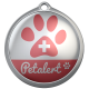 Médaille pour chien ou chat - série PetAlert - 27 mm